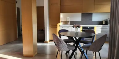 Kuchnia lub aneks kuchenny w obiekcie Apartament Wenecja z ogródkiem,parking