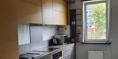Kuchnia lub aneks kuchenny w obiekcie Apartament Wenecja z ogródkiem,parking