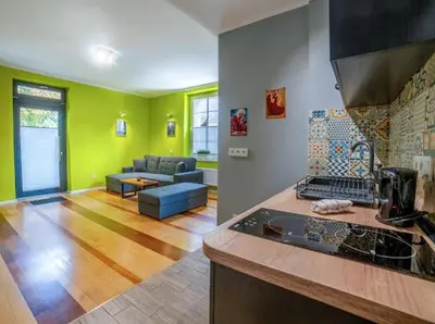 Kuchnia lub aneks kuchenny w obiekcie Zuzia Apartment - 50 m od Rynku