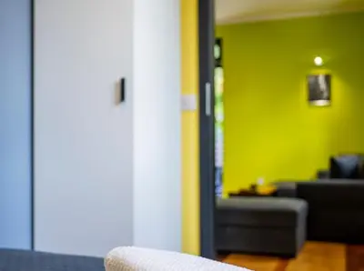 Łóżko lub łóżka w pokoju w obiekcie Zuzia Apartment - 50 m od Rynku