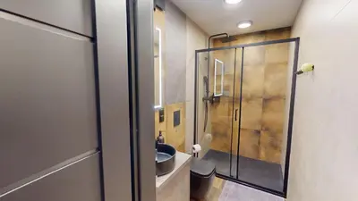 Łazienka w obiekcie Tennis Family Lux Apartament City Center Nankiera 11