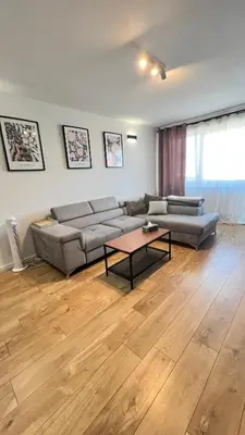 Część wypoczynkowa w obiekcie Apartment by Psie Pole