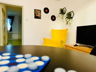 Telewizja i/lub zestaw kina domowego w obiekcie Perła Doliny Książa