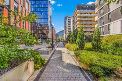 Ogród w obiekcie Nowe Centrum Południowe, Sun & Snow