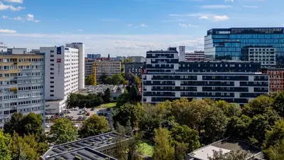 Widok na miasto Wrocław z tego apartamentu