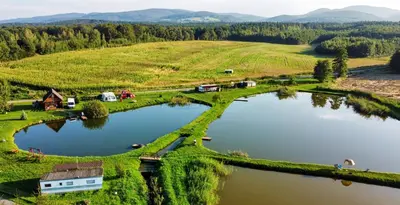 Przyroda w pobliżu tego domu w stylu alpejskim
