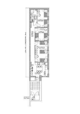 Plan piętra w obiekcie Apartament w Centrum Gliwic