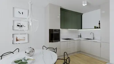 Kuchnia lub aneks kuchenny w obiekcie Apartament Margaret