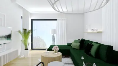 Część wypoczynkowa w obiekcie Apartament Margaret