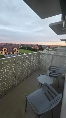 Balkon lub taras w obiekcie Prestige Apartment Oława