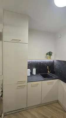 Kuchnia lub aneks kuchenny w obiekcie Prestige Apartment Oława