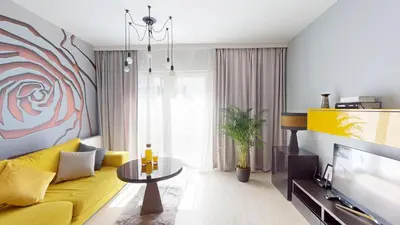 Plan piętra w obiekcie Golden Hour Rose - Kurkowa 14 Residence