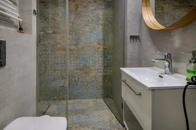Łazienka w obiekcie RentPlanet - Apartament plac Nowy Targ
