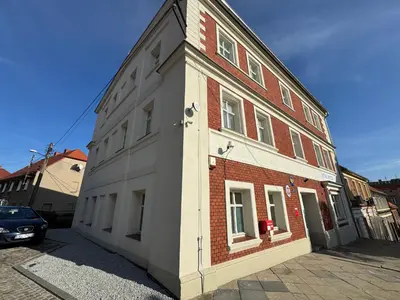 Budynek, w którym mieści się apartament