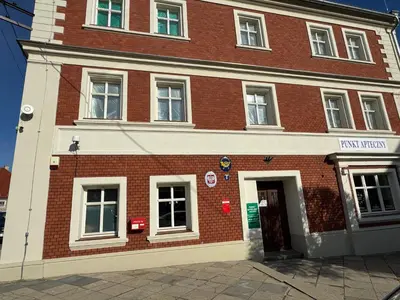 Budynek, w którym mieści się apartament