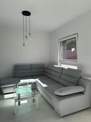 Część wypoczynkowa w obiekcie Spoko Apartament przy deptaku