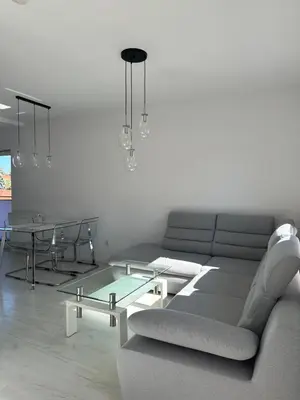 Część wypoczynkowa w obiekcie Spoko Apartament przy deptaku