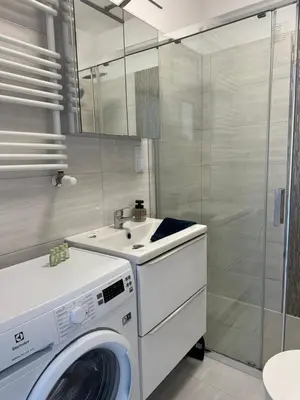 Łazienka w obiekcie Spoko Apartament przy deptaku