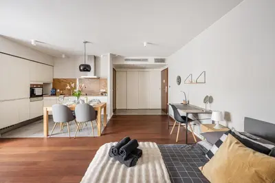 Część wypoczynkowa w obiekcie NiceOne Apartment Number 9 - W samym Centrum!