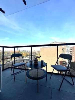 Balkon lub taras w obiekcie Madalińskiego Apt 26 - Balcony & Lift - 700m Main Station