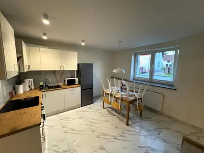 Kuchnia lub aneks kuchenny w obiekcie Apartment w domu pod orzechem