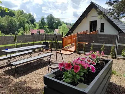 Ogród w obiekcie Apartment pod Sysunia