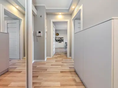 Plan piętra w obiekcie Szczepin Homely Apartment by BookingHost
