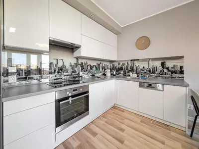 Kuchnia lub aneks kuchenny w obiekcie Szczepin Homely Apartment by BookingHost