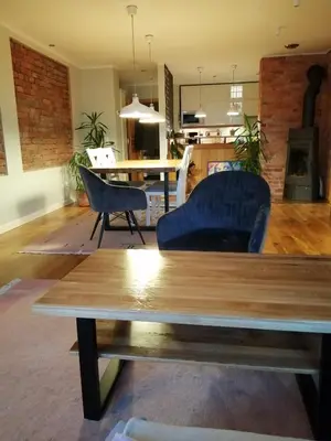 Część wypoczynkowa w obiekcie Apartament w 
