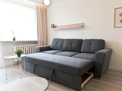 Część wypoczynkowa w obiekcie Apartament Palisadowa by Enklawa