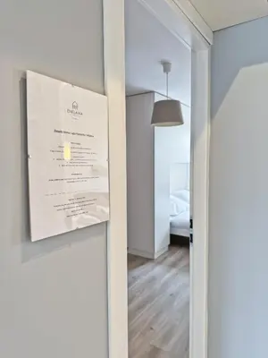 Łóżko lub łóżka w pokoju w obiekcie Apartament Palisadowa by Enklawa