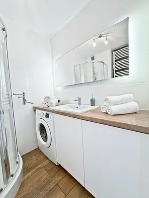 Łazienka w obiekcie Apartament Palisadowa by Enklawa