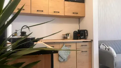 Kuchnia lub aneks kuchenny w obiekcie Apartament Słoneczny 16