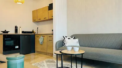 Kuchnia lub aneks kuchenny w obiekcie Apartament Słoneczny 16