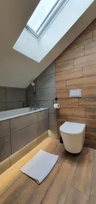 Łazienka w obiekcie Villa Sjesta komfortowe apartamenty, prywatny parking, gratis parking w centrum miasta