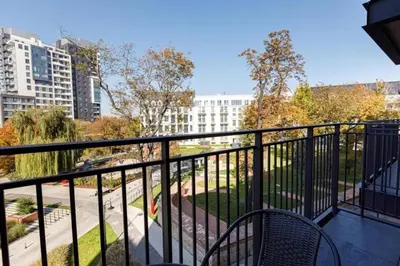 Balkon lub taras w obiekcie Chic Apartments - Cozy and Stylish - City Center - JP19
