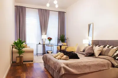 Łóżko lub łóżka w pokoju w obiekcie Cybulskiego 11 - Pokoje - Rooms, 24h self check-in