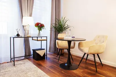 Część wypoczynkowa w obiekcie Cybulskiego 11 - Pokoje - Rooms, 24h self check-in