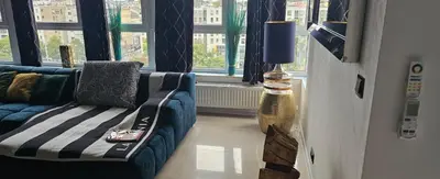 Część wypoczynkowa w obiekcie Luxury Penthouse near Centre of Wrocław