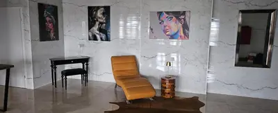 Część wypoczynkowa w obiekcie Luxury Penthouse near Centre of Wrocław