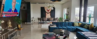 Część wypoczynkowa w obiekcie Luxury Penthouse near Centre of Wrocław