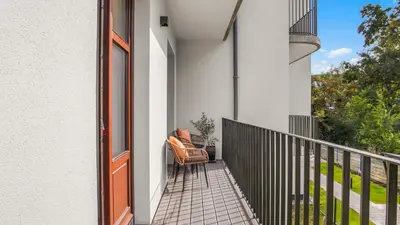 Balkon lub taras w obiekcie Kamienice Szczytnicka, Sun & Snow
