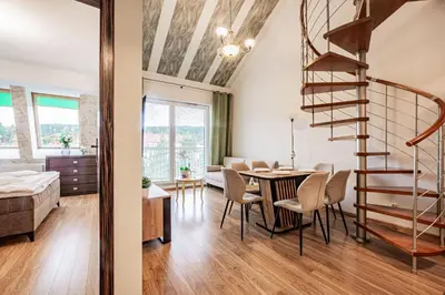 Część wypoczynkowa w obiekcie Vacation Club - Aleja Zwycięzców 3 Apartament 34