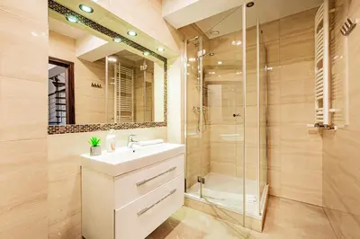 Łazienka w obiekcie Vacation Club - Aleja Zwycięzców 3 Apartament 34