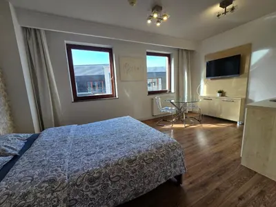 Telewizja i/lub zestaw kina domowego w obiekcie Happy Estate - ul Krawiecka - 6th floor