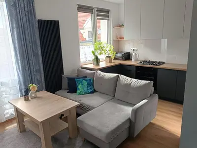 Kuchnia lub aneks kuchenny w obiekcie Apartament Krakowska