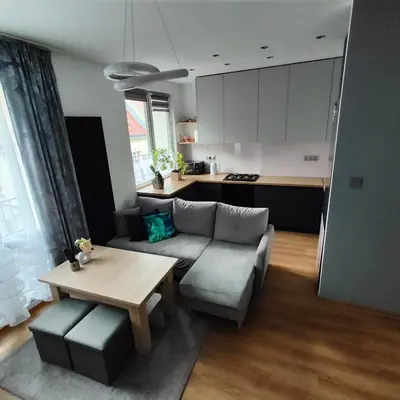 Kuchnia lub aneks kuchenny w obiekcie Apartament Krakowska