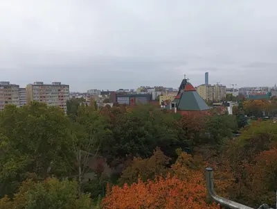 Widok na miasto Wrocław z tego apartamentu