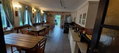 Restauracja lub miejsce do jedzenia w obiekcie Gościniec, kwatery prywatne przy stoku w Zieleńcu