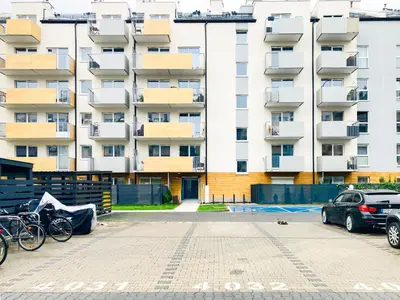 Budynek, w którym mieści się apartament